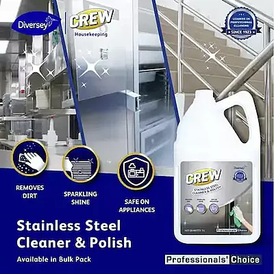 Crew Stainless Steel Cleaner & Polish 5 Ltr