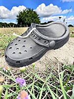 Handmade Crocs Candle- Black, Unscented