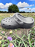 Handmade Crocs Candle- Black, Unscented