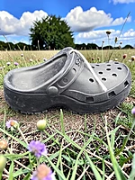 Handmade Crocs Candle- Black, Unscented