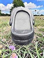 Handmade Crocs Candle- Black, Unscented
