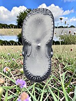 Handmade Crocs Candle- Black, Unscented