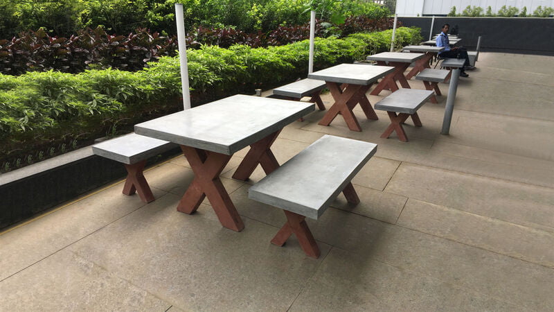 Cross Leg Dining Set