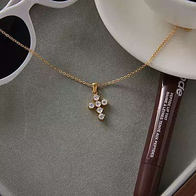 Mini Cross Necklace