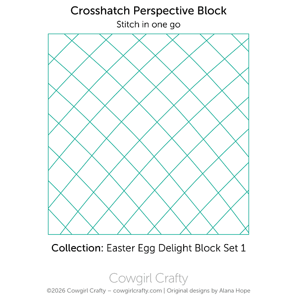 Easter Egg Delight 1-9 | Decorated Egg Block with Border | Digital Quilting Pattern