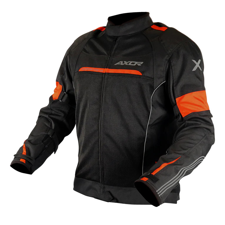 AXOR CRUISER 2 JACKET BLACK ORANGE L