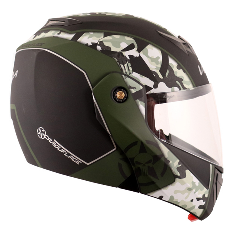 VEGA CRUX DX CAMO DULL BLACK BATTLE GREEN C/V (L)