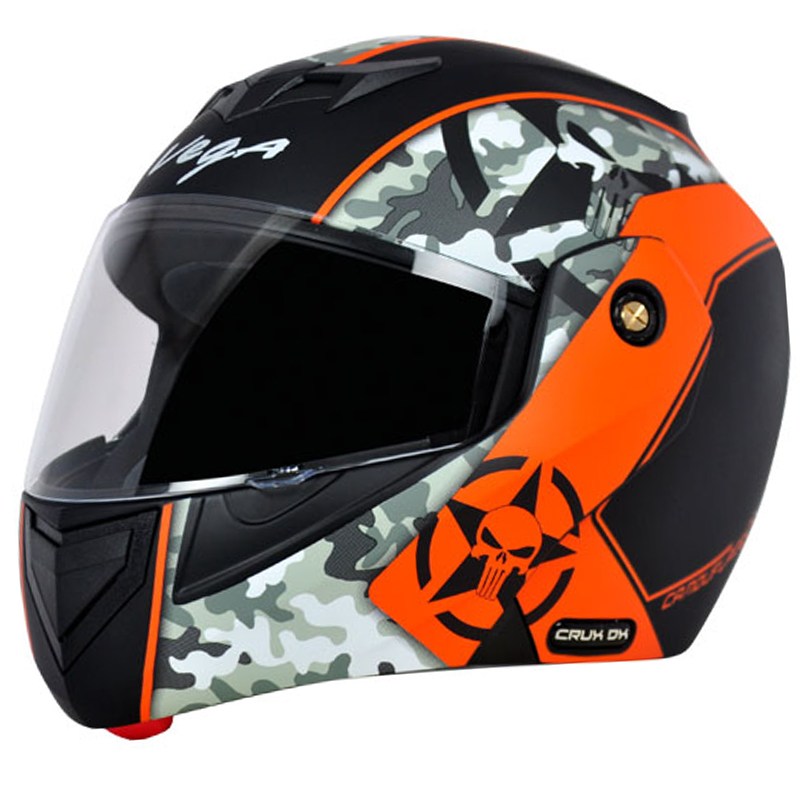 VEGA CRUX DX CAMO DULL BLACK ORANGE C/V (L)