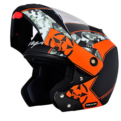 VEGA CRUX DX CAMO DULL BLACK ORANGE C/V (M) VEGA CRUX DX CAMO DULL BLACK ORANGE C/V (M)