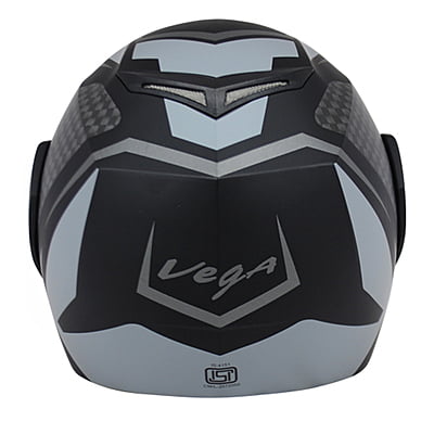 VEGA CRUX DX CHECKS DULL BLACK SILVER L