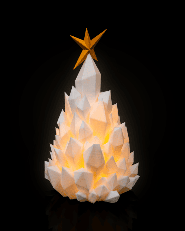 Cryst-mas Tree – Table Lamp