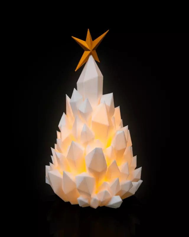Cryst-mas Tree – Table Lamp