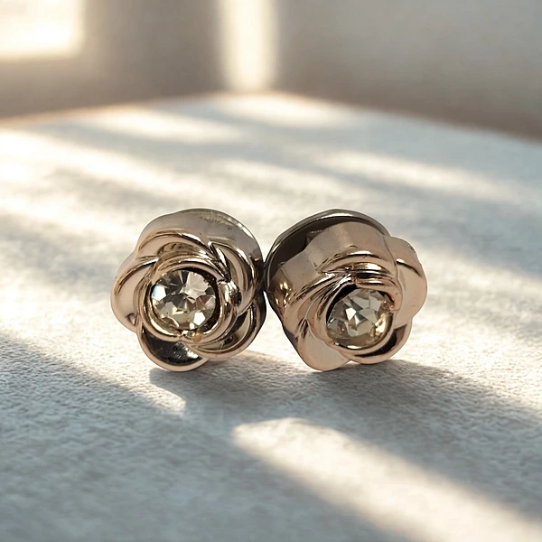 Crystal Fleur Earrings