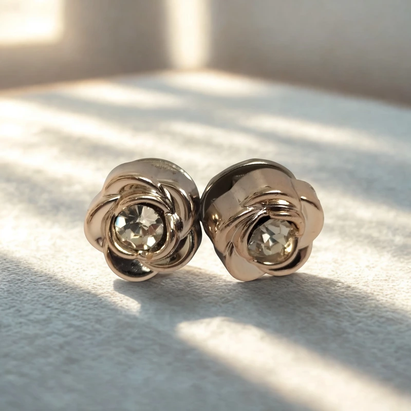 Crystal Fleur Earrings