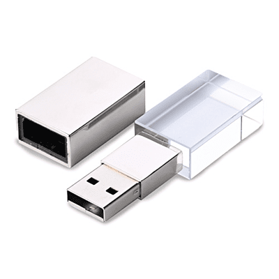 Crystal USB Pendrive with LED