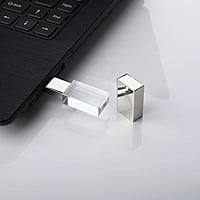 Crystal USB Pendrive with LED