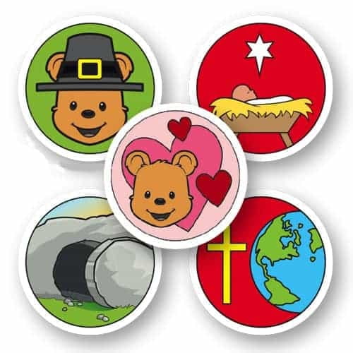 Awana Cubbies Special Day Stickers Awana Cubbies Special Day Stickers