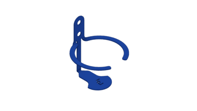 Flex Craft Cup Holder - Vertical - Blue Flex Craft Cup Holder - Vertical - Blue