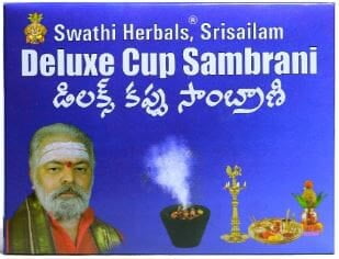 Swathi Herbals (Mulugu) Deluxe Cup Sambrani 12 Cups Box