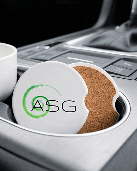 Cup Holder Coasters, Set of 2