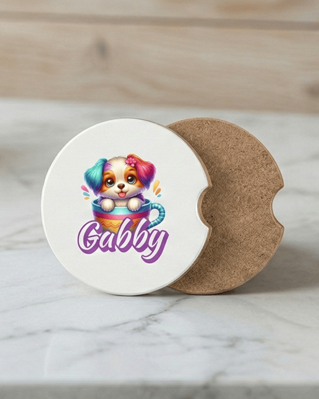 Cup Holder Coasters, Set of 2