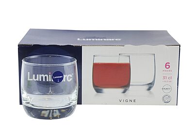 Vigne 31 CL طقم كاسات عصير لومينارك 6 كاسات Vigne 31 CL طقم كاسات عصير لومينارك 6 كاسات