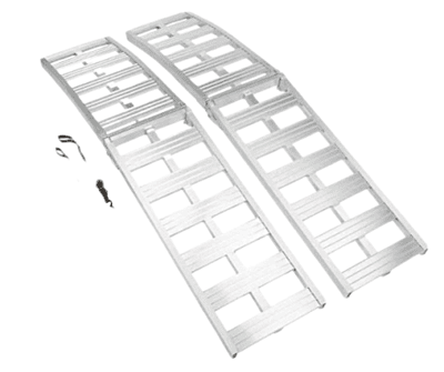 CURVED ALUMINUM LOADING RAMPS