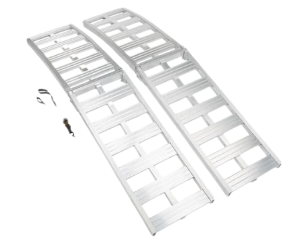 CURVED ALUMINUM LOADING RAMPS