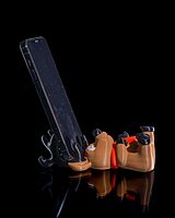 Cute Reindeer Phone Stand 3D printed