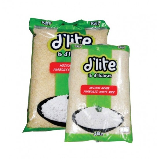 D'LITE PARBOILED RICE 1X2KG