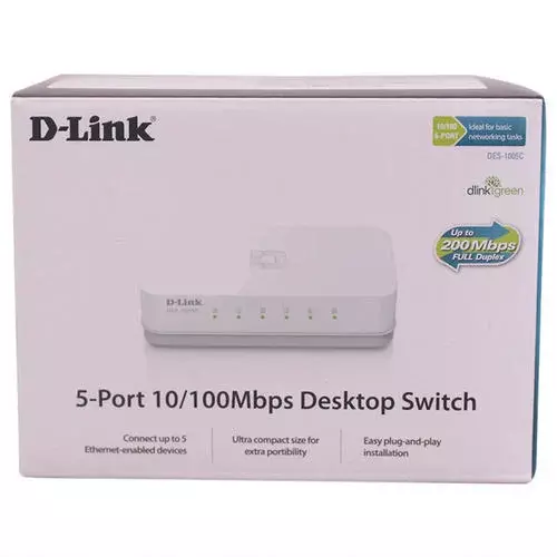 DES-1005C/B – D-Link 5-Port 10/100Mbps Unmanaged Desktop Switch