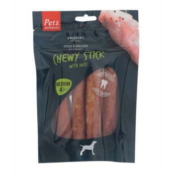 Pets Unlimited Chewy Sticks with Duck Med 4pcs(Dog Treat) Pets Unlimited Chewy Sticks with Duck Med 4pcs(Dog Treat)