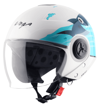 VEGA CHAP DX SHARK WHITE BLUE C/V (3XS)