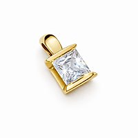 COLGANTE  ENGARCE SIMIL VIROLA CON PIEDRA CARRE (MOD. D008)