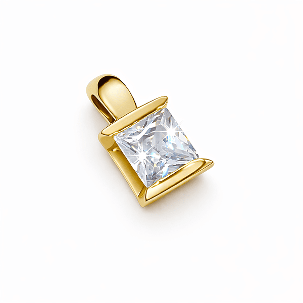 COLGANTE  ENGARCE SIMIL VIROLA CON PIEDRA CARRE (MOD. D008)