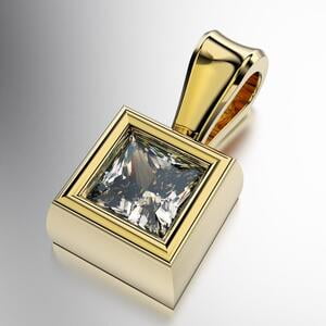 COLGANTE ENGARCE VIROLA CON PIEDRA CARRE (MOD. D013) COLGANTE ENGARCE VIROLA CON PIEDRA CARRE (MOD. D013)