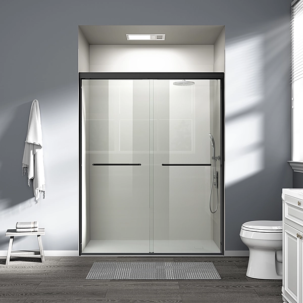 Shower door -60"W x72"H Framed Double Sliding Shower