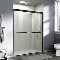 Shower door -60"W x72"H Framed Double Sliding Shower