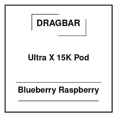 Dragbar Ultra X 15K Pod Blueberry Raspberry