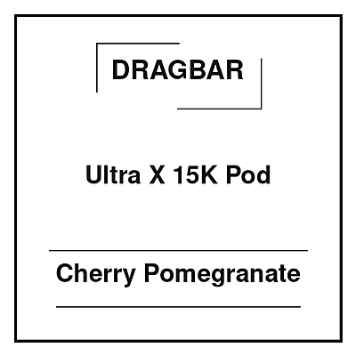 Dragbar Ultra X 15K Pod Cherry Pomegranate