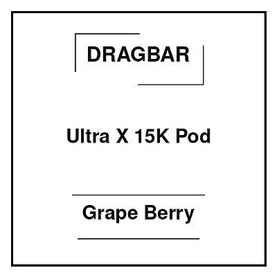 Dragbar Ultra X 15K Pod Grape Berry