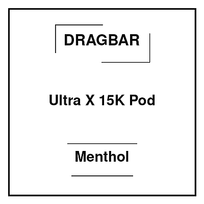 Dragbar Ultra X 15K Pod Menthol