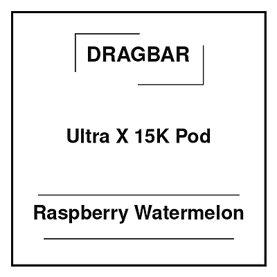 Dragbar Ultra X 15K Pod Raspberry Watermelon