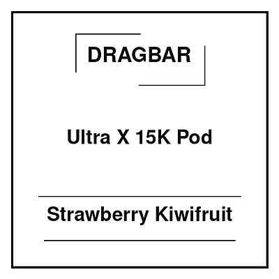 Dragbar Ultra X 15K Pod Strawberry Kiwifruit