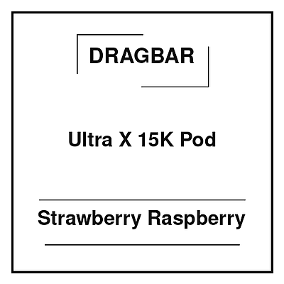Dragbar Ultra X 15K Pod Strawberry Raspberry