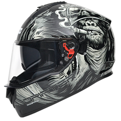 STUDDS DRIFTER D3 MATT BLACK N4 GREY D/V (M)