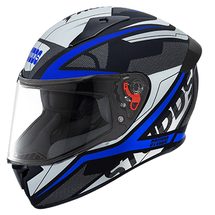 STUDDS THUNDER D4 MATT BLACK N1 BLUE M/V (XL)