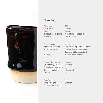 Sara High Fire Tenmoku D61 Sara High Fire Tenmoku D61