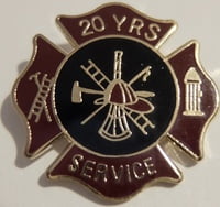 Firefighter Stock Service Award Pin