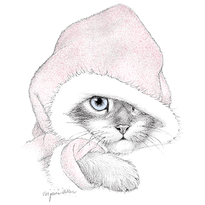 Cute Cat In Hooded Robe Heliconia Softstyle T-shirt